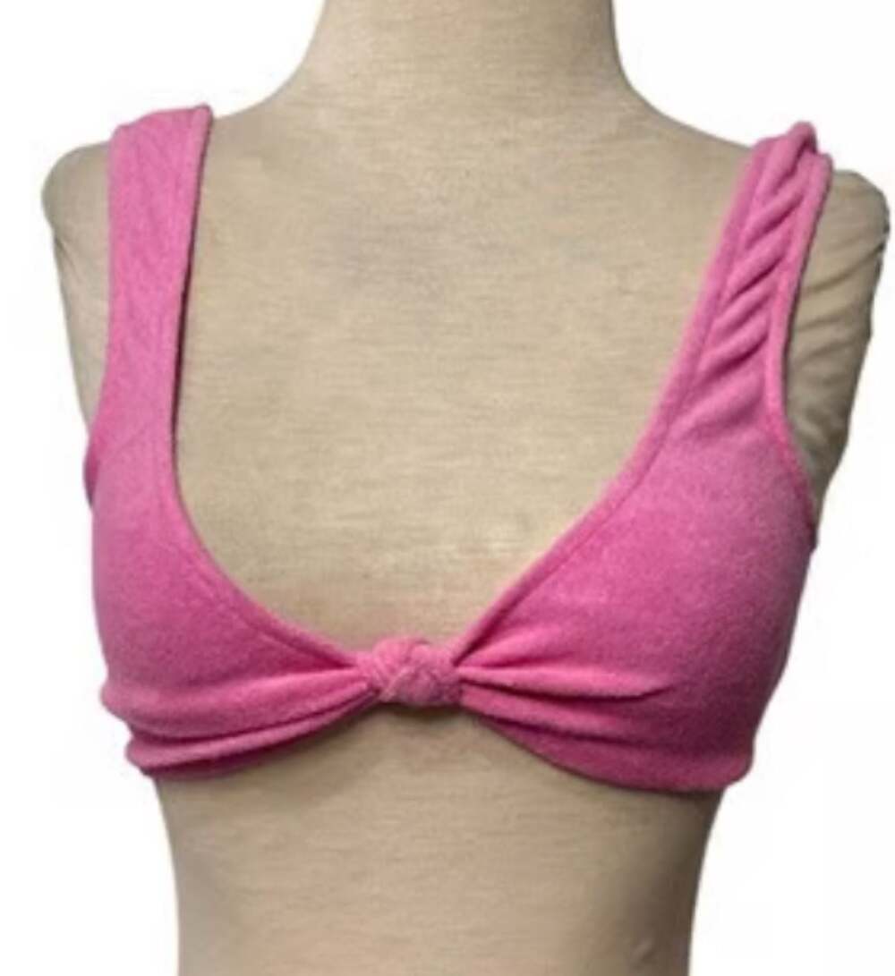 superdown Delilah Terry top in Pink - Picture 2 of 3